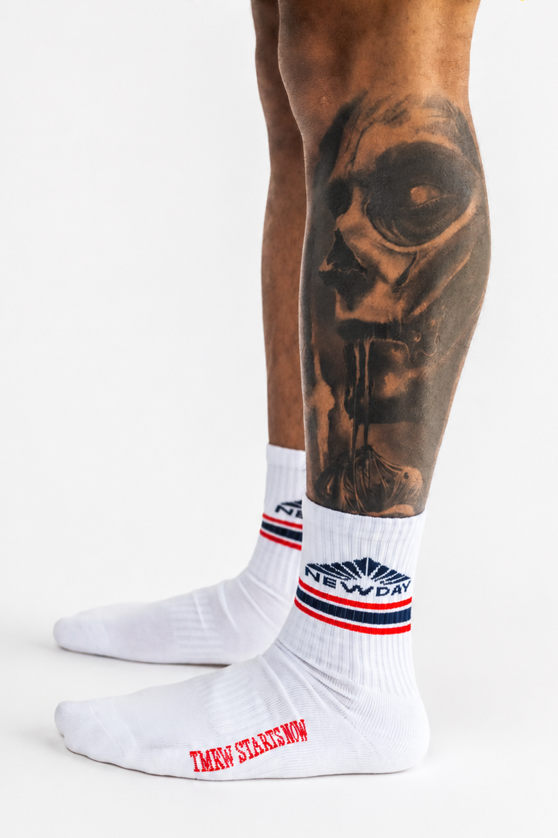 Sunrise Retro Crew Socks